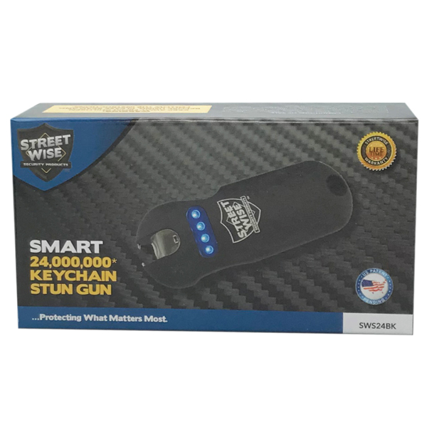 SMART 24,000,000* Keychain Stun Gun Black view 7